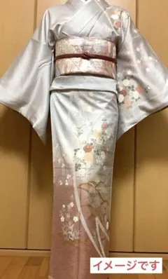 二部式作り帯 銀座伊勢半 純金 一久 美品 作り帯の仕立て/ノーカット