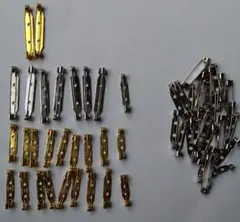 日本製28個　金属ブローチピンまとめ売り　おまけ付き