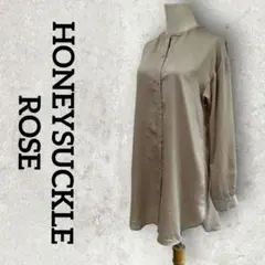HONEYSUCKLEROSE バンドカラーシャツ ロングシャツ (М)ベージュのサムネイル