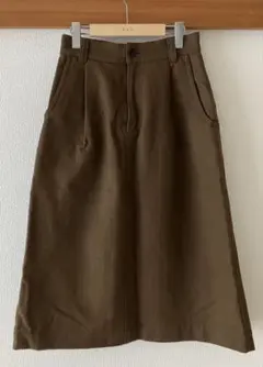 ウール ロングスカート