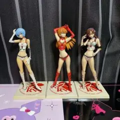 エヴァンゲリオンレーシング プレミアムRQフィギュア アスカ レイ マリ 3体 エヴァンゲリオンレーシング プレミアムRQフィギュア アスカ レイ マリ