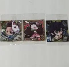 鬼滅の刃 きめつのやいば ウエハース デフォルメシール3枚セット