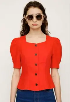 SLY スライ パフスリーブ半袖シャツ 新品未使用