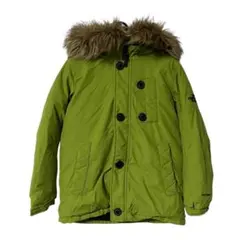 THE NORTH FACE キッズ ダウンジャケット 130 カーキ ファー