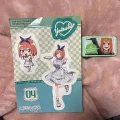 五等分の花嫁中野四葉 ステッカー、キーホルダー