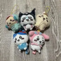 ちいかわ サンリオ コラボ ぬいぐるみ 5個セット