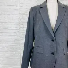 新品 タグ付き UNIQLO グレー ビジネスジャケット Lサイズ