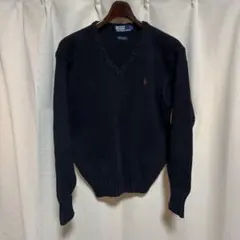 y052402 Polo by Ralph Lauren ニットセーター L ブのサムネイル