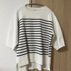 BEAUTY&YOUTH ボーダー　サマーニット