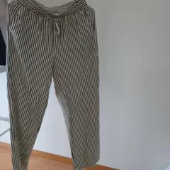 【今週限定！値下げしました】ストライプ柄 ストレートパンツ M