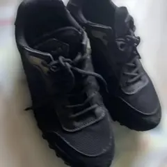 montbell ブラック スニーカー