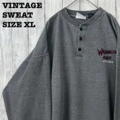 アメリカ古着CRABLE SPORTSWEAR ヘンリーネックスエットシャツXL