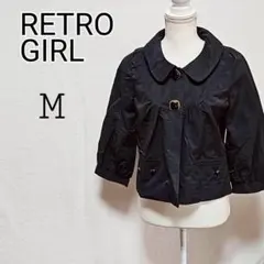 RETRO GIRL ブラックジャケット M