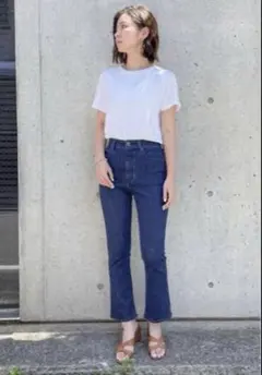 【値段交渉OK】yanuk×金子綾さんコラボ　フレアデニム　23