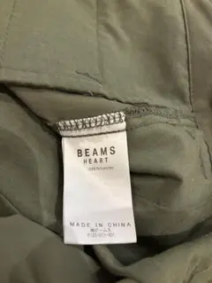 BEAMS HEART カーゴパンツ オリーブグリーン