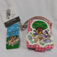 【新品】しまむらミッキーミニードナルドデイジーピクニックミラー付きポーチ
