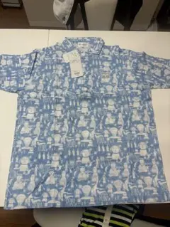 picone club ポロシャツ サイズ48 青 キャラクター柄