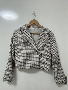 ツイード テーラードジャケット