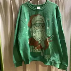 Jerzees サンタ トレーナー XL 古着トレーナー