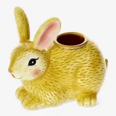 フライングタイガー うさぎ 置き物 お香立て 陶器 キャンドルホルダー