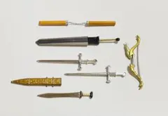 【フィギュア用 武器セット】剣 弓