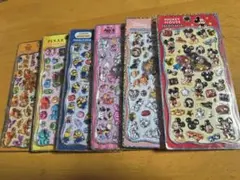 ディズニー　プチドロップステッカー　6枚　 まとめ売り