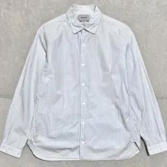 専用★M✨YAECA ヤエカ　コンフォートシャツ　ストライプ　サックスブルー