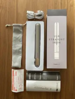 USBストレートアイロン シルバー