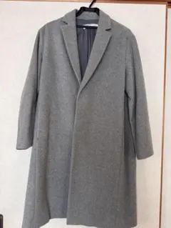 【美品】GALERIE VIEカシミヤ100%グレー チェスターコート