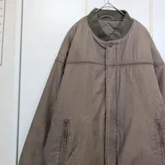 コビングトン ジャケット スタンドカラー 長袖 茶 XL ポリエステル 