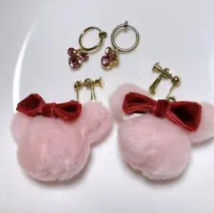 ディズニー ミニー ミッキー イヤリング