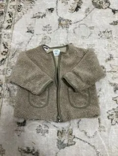 ZARA ボアアウター 6-9ヶ月 ベージュ