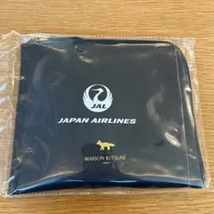 JAL MAISON KITSUNÉ トラベルポーチ 黒