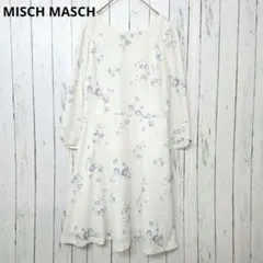 ミッシュマッシュ 花柄ワンピース フレア M