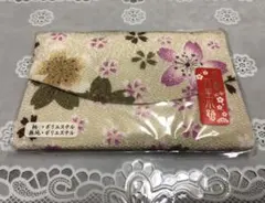 お値下げしましま！【新品・未開封】『ポケットティッシュケース』　桜花柄　日本製