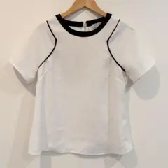 1.STATE ホワイト ブラック S 半袖 Tシャツ　白　カットソー