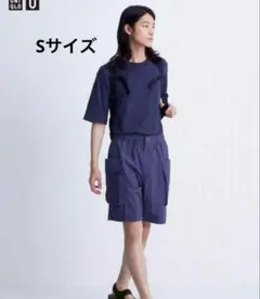 ユニクロU パラシュートカーゴショーツ Sサイズ 美品