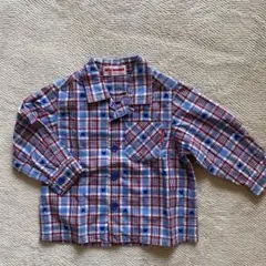 ミキハウスチェックシャツ　80