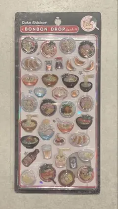 ボンボンドロップシール　和柄　ラーメン　正規品