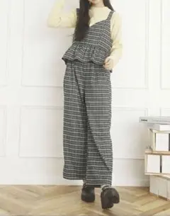 ラブトキシック　チェックワイドセットアップ