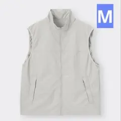 GU ナイロンジップアップベスト　M グレーのサムネイル