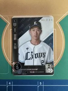 ドリームオーダー 齋藤大翔 プロモカード シリアル番号046 埼玉西武ライオンズ