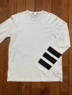 【希少アーカイブ】Y-3 2012AW 袖3本線 ロンT Lサイズ ホワイト