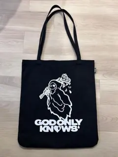 ミュージシャン GOD ONLY KNOWS ANGEL LOGO TOTE BAG BLACK GOD ONLY KNOWS ANGEL LOGO TOTE BAG ブラック - メルカリ