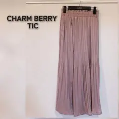 CHARM BERRY TIC/チャームベリーチック プリーツワイドパンツ