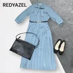 REDYAZEL レディアゼル　ボウタイ　プリーツ　 ワンピース