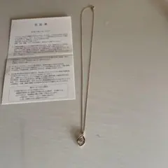 Sv925キュービックジルコニアネックレス　エステール