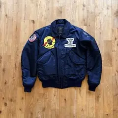 ALPHA INDUSTRIES フライトジャケット ネイビー