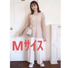しまむら　Laumeomi.. 2wayネットカーデ