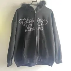 【値下げ】continuer de NICE CLAUP ファー付きパーカー